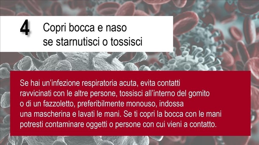 Il pieghevole con le info