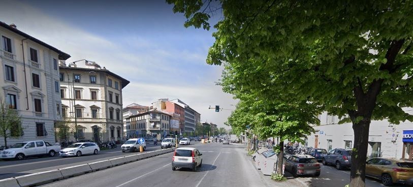 Viale Lavagnini, scenario del sinistro