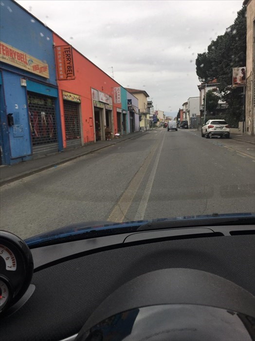 Prato zona cinese nel primo pomeriggio del 5.3.20