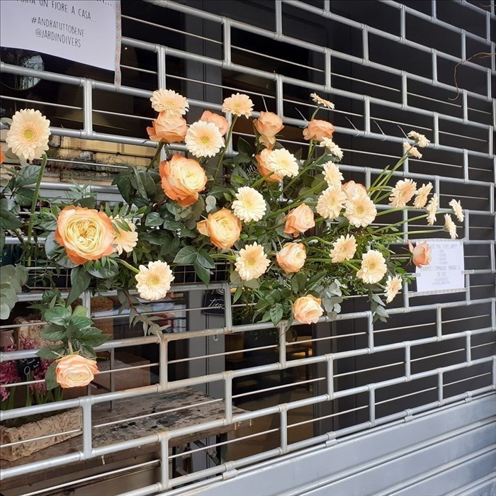 Porta a casa un fiore a casa per compagnia"", l'iniziativa anti-quarantena