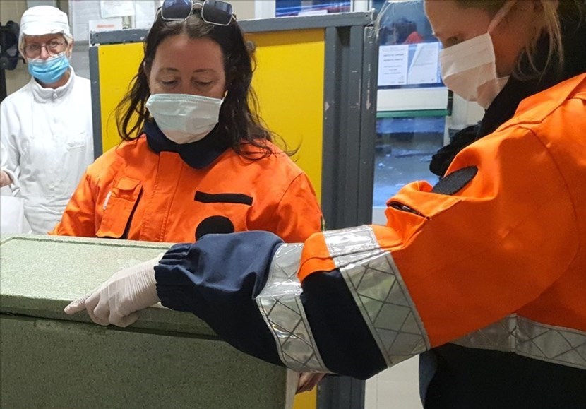 La protezione civile a lavoro