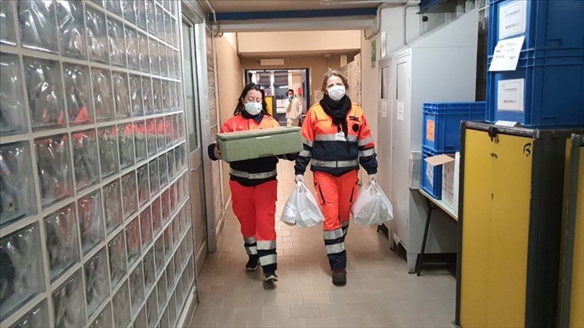 Protezione civile al lavoro