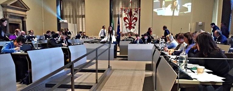 Una fase del Consiglio Comunale