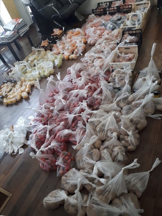 la spesa fatta al mercato ortofrutticolo