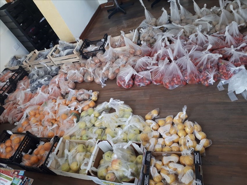 sacchetti della spesa pronti