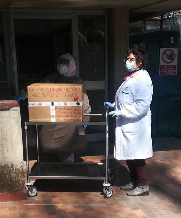 La consegna al Palagi