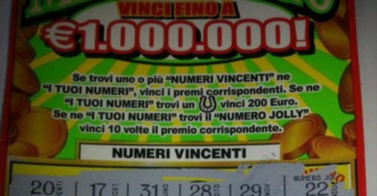 Gratta e vinci vietati