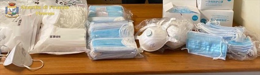 Coronavirus e criminalità: maxi-sequestro di mascherine e test sierologici rapidi irregolari