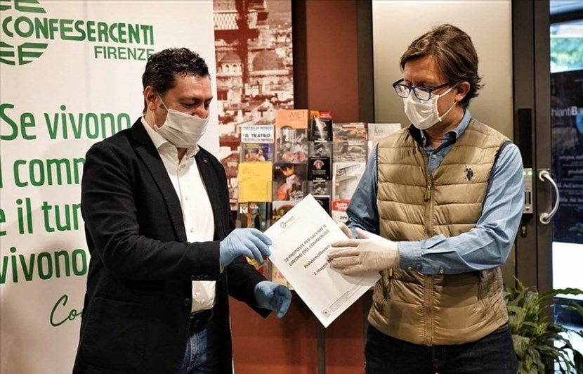 Dario Nardella alla Confesercenti