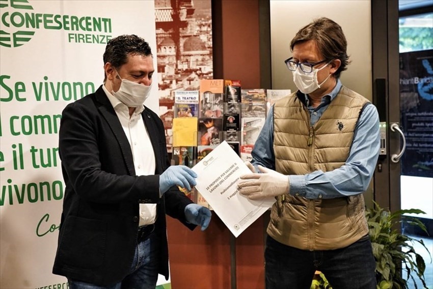 Dario Nardella alla Confesercenti