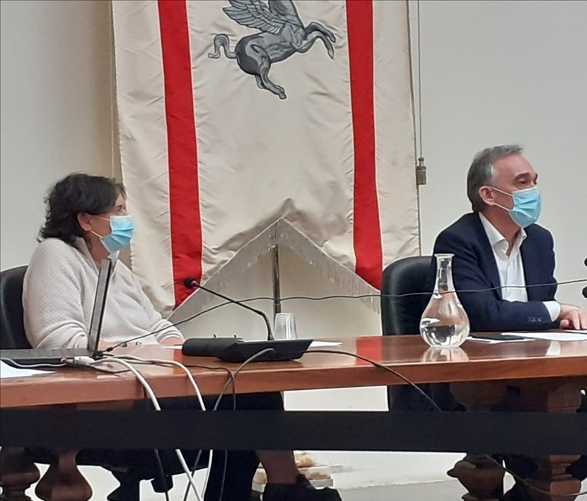 Enrico Rossi e Stefania Saccardi questa mattina