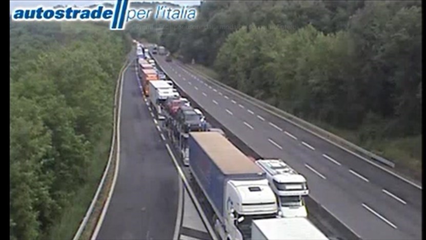 La coda sulla A1 alle 16 e 45