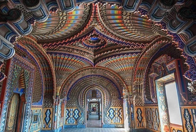 Una delle sale del Castello di Sammezzano