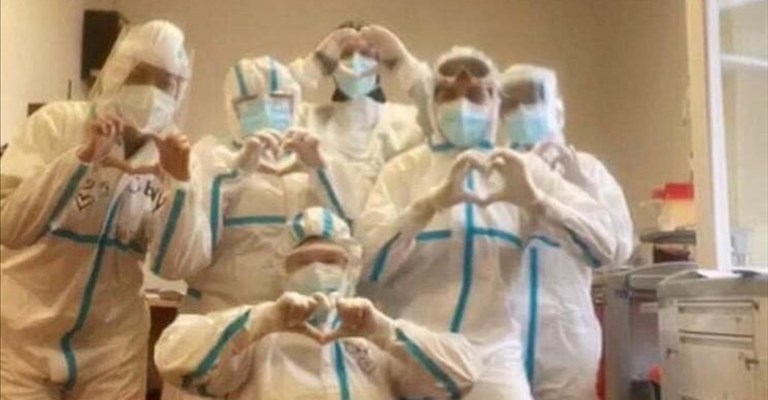 I sanitari del reparto covid di Montedomini