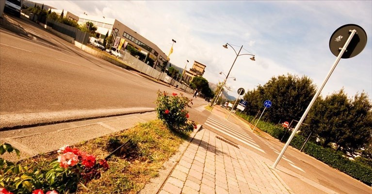 L'area interessata dai lavori