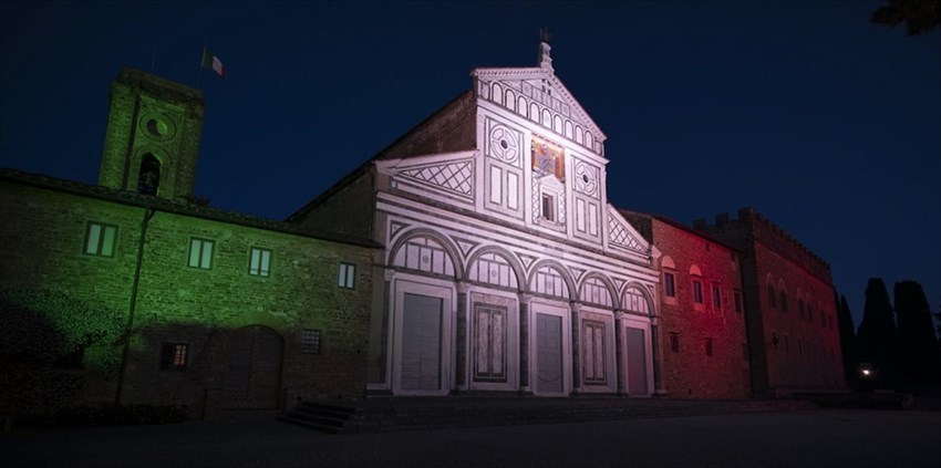2 giugno 2020: Firenze illuminata con il tricolore