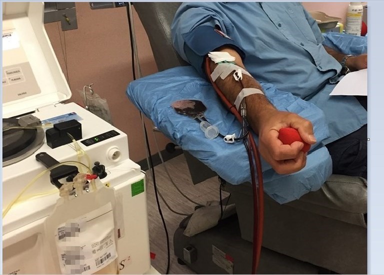 Plasma terapia al Centro trasfusionale