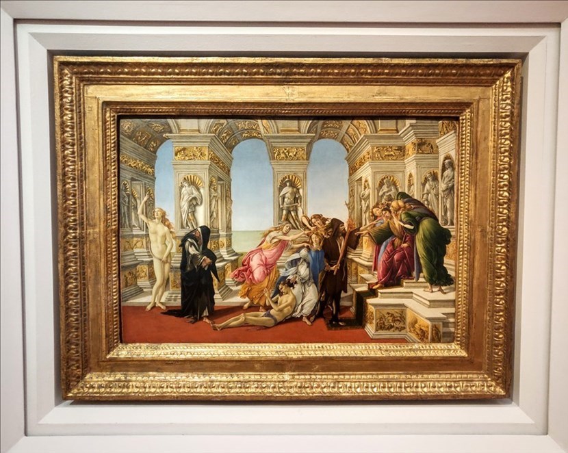 Botticelli, la Calunnia