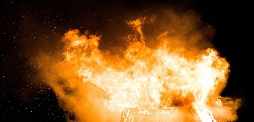 Incendio in autostrada