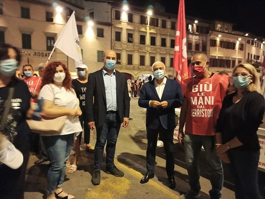 Manifestazione ""Giù le mani dal Serristori"" - 26 giugno 2020