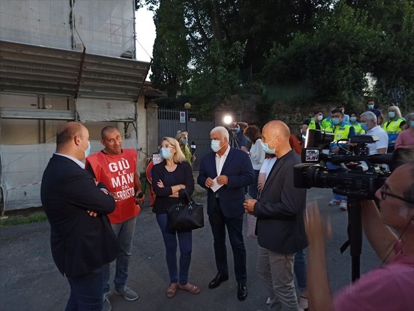 Manifestazione ""Giù le mani dal Serristori"" - 26 giugno 2020