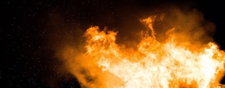 Incendio in via Barducci