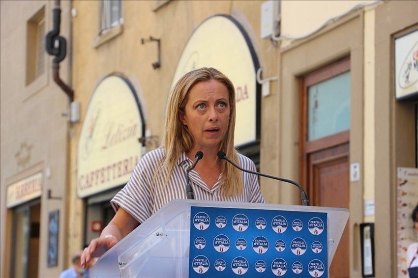 Meloni a Firenze: ""La Toscana è contendibile, la libereremo dal guinzaglio della sinistra"",""Alessia Benelli