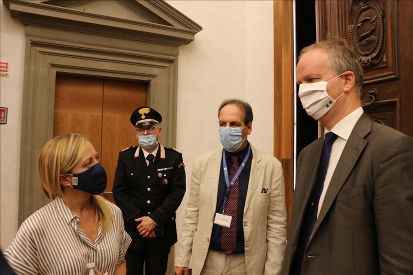 Meloni a Firenze: ""La Toscana è contendibile, la libereremo dal guinzaglio della sinistra"",""Alessia Benelli