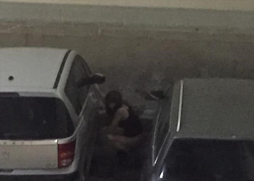 Le immagini dei residenti postate sui social