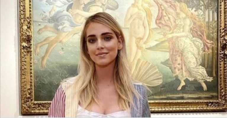 Chiara Ferragni agli Uffizi