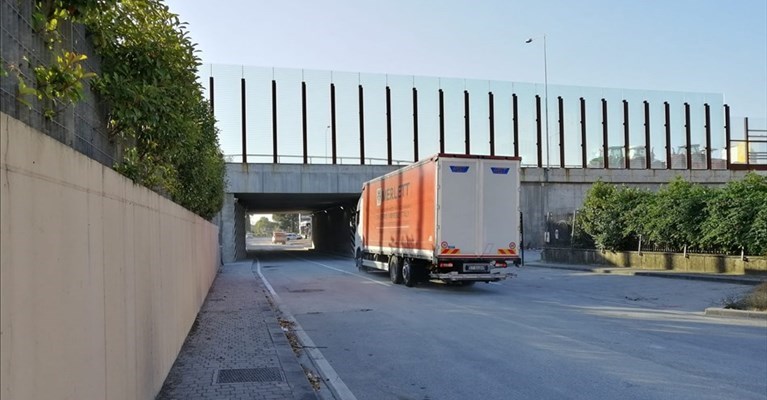 Il sottopasso appena riaperto