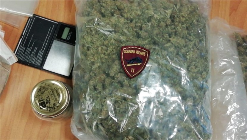 La droga sequestrata