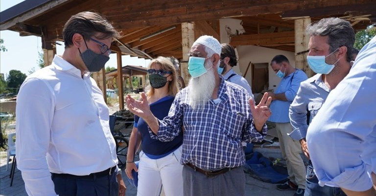 Anche il Sindaco Dario Nardella e il Presidente del Q4 oggi al Poderaccio