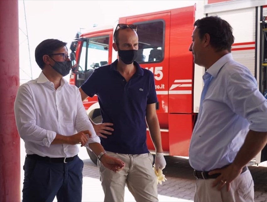 Il sopralluogo odierno del Sindaco