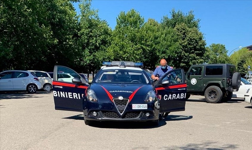 I Carabinieri sul posto