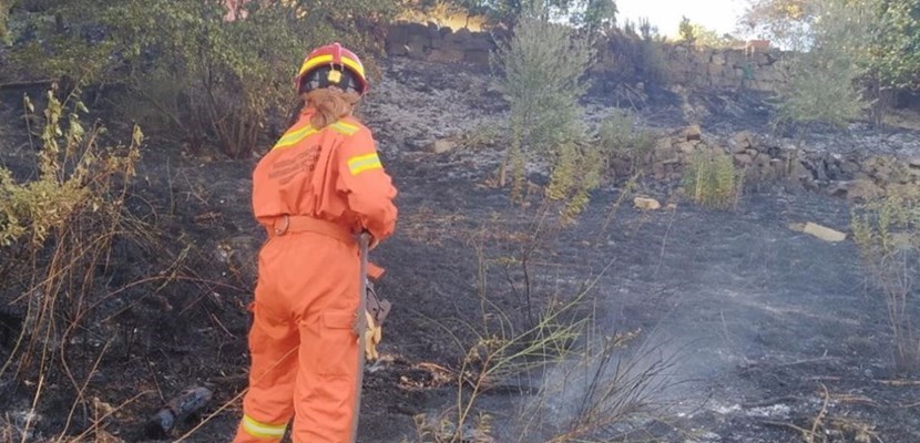 lo spegnimento dell'incendio