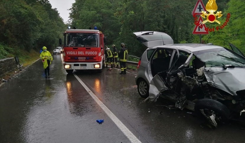 L'incidente alle Croci di Calenzano