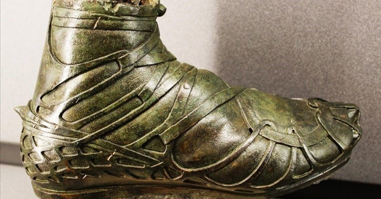 Una delle opere in mostra