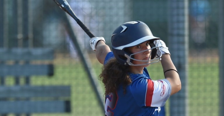 Azzurra Baroncini in battuta