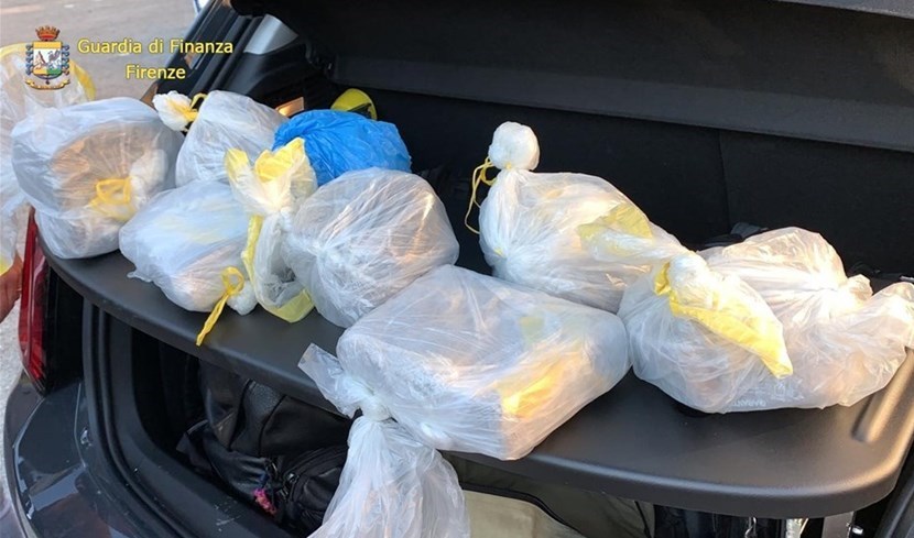 La droga sequestrata