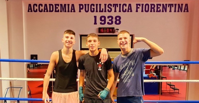 Da sinistra, Brando Diani, Yessin Jhinaou e Raoul Diani