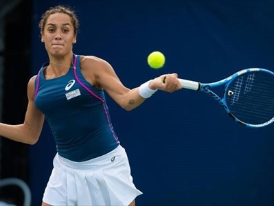 Martina Trevisan in azione