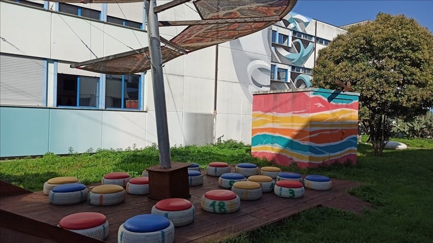 il murale del Marco Polo