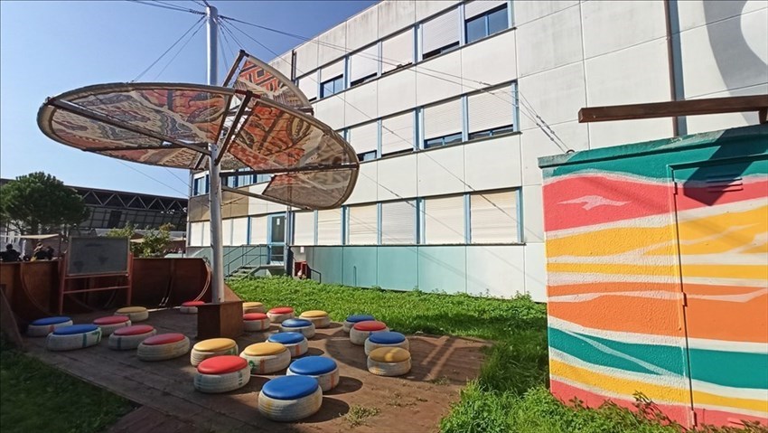 il murale del Marco Polo