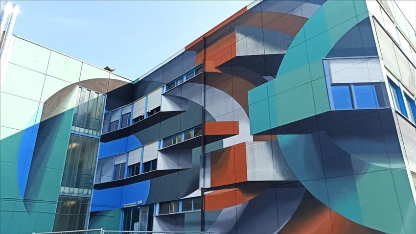 il murale del Marco Polo