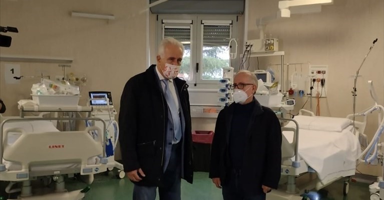 il Presidente Giani visita il nuovo reparto