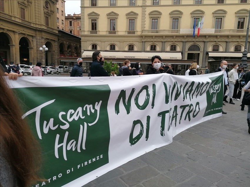 Le immagini della manifestazione di oggi