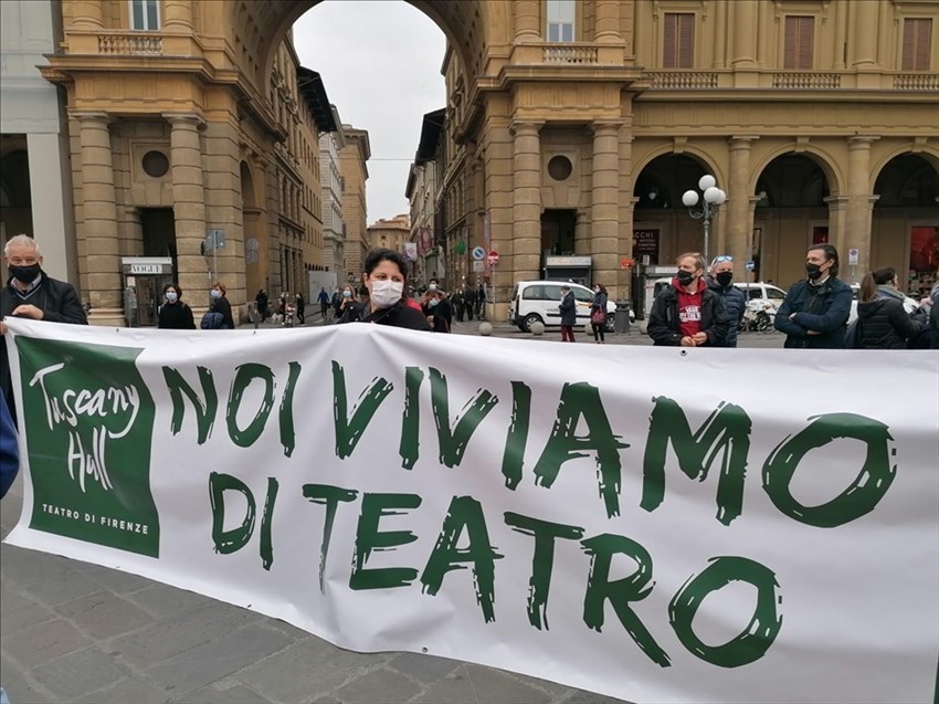Le immagini della manifestazione di oggi