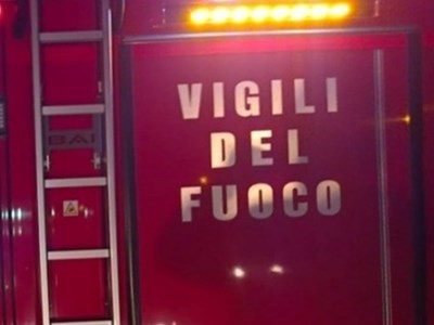 L'intervento dei vigili del fuoco