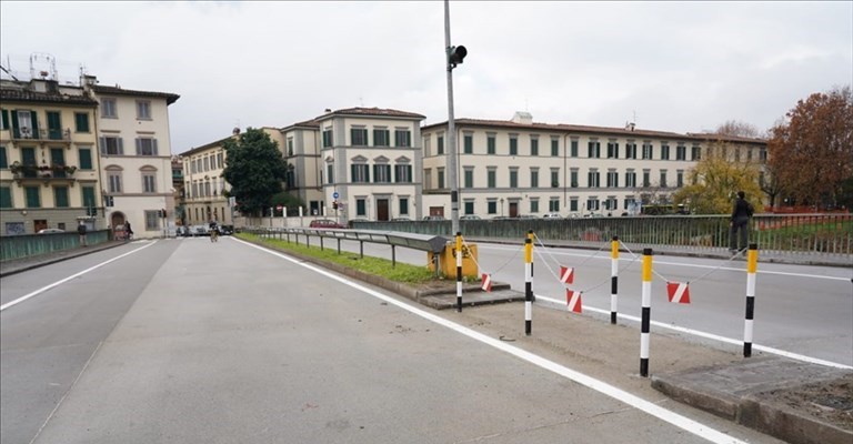 lavori sul Ponte Vespucci